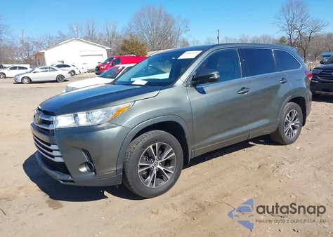 2017 Toyota Highlander Le из США, поврежденный, VIN 5TDBZRFH8HS423871